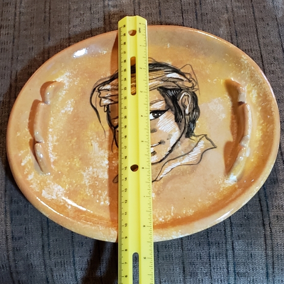 Vintage Collectable Art Pottery Ashtray, by Rena Paradis de Santa Fe, ca 1960-70 - Picture 4 of 5